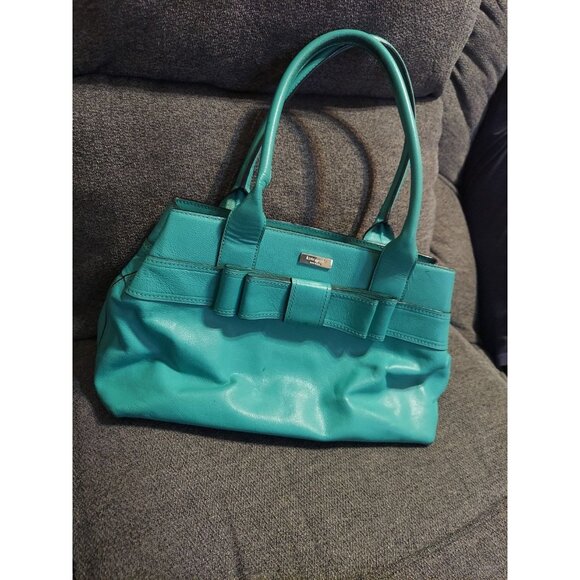 Kate Spade New York Villabella Ave. Quinn Tote Teal‎ Green Handbag - Picture 2 of 16